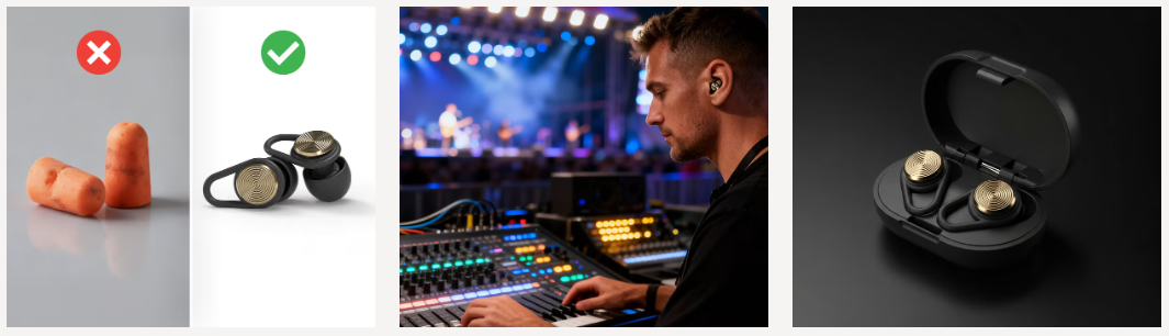 Hears EarPlugs features