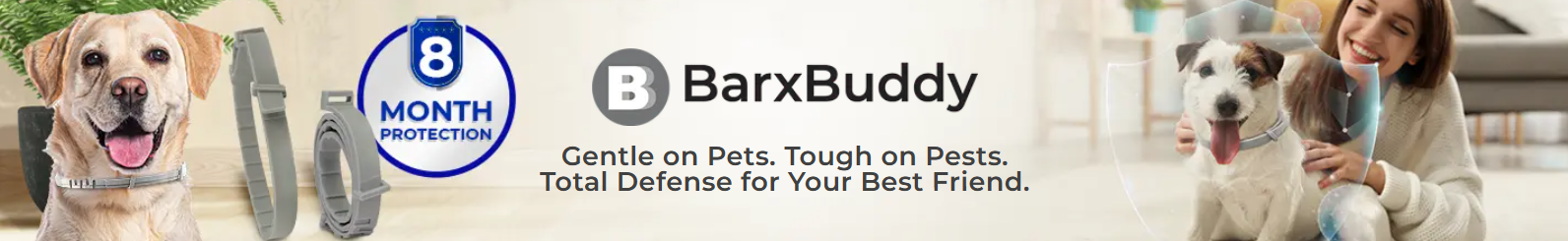 Barxbuddy BiteShield Collar banner