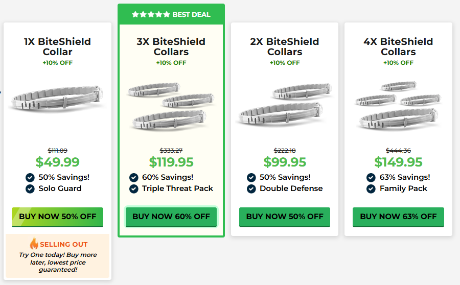 Barxbuddy BiteShield Collar price details
