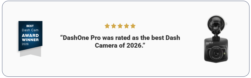 DashOne Pro Dash Cam certificate