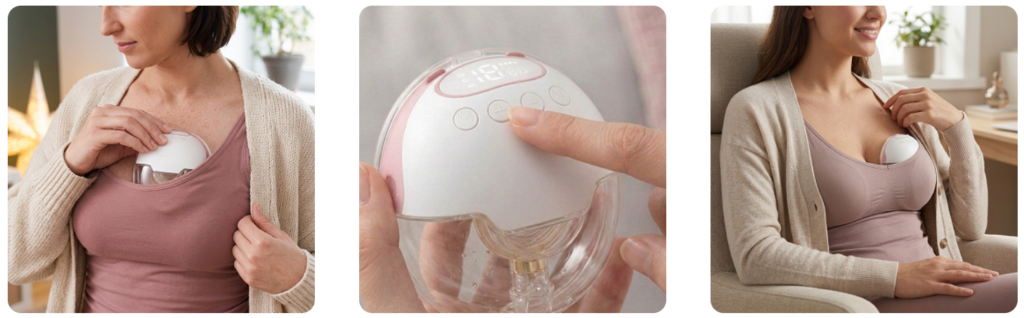 Mama Ease Go Breast Pump usage