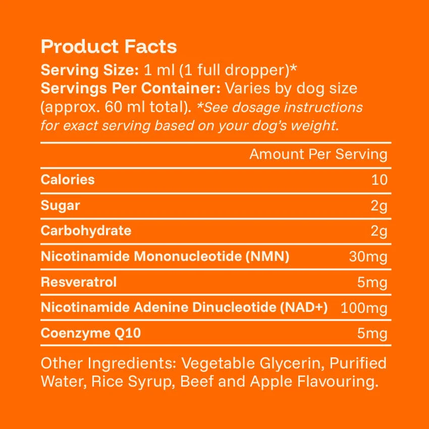PawPrint Protocol Supplement facts