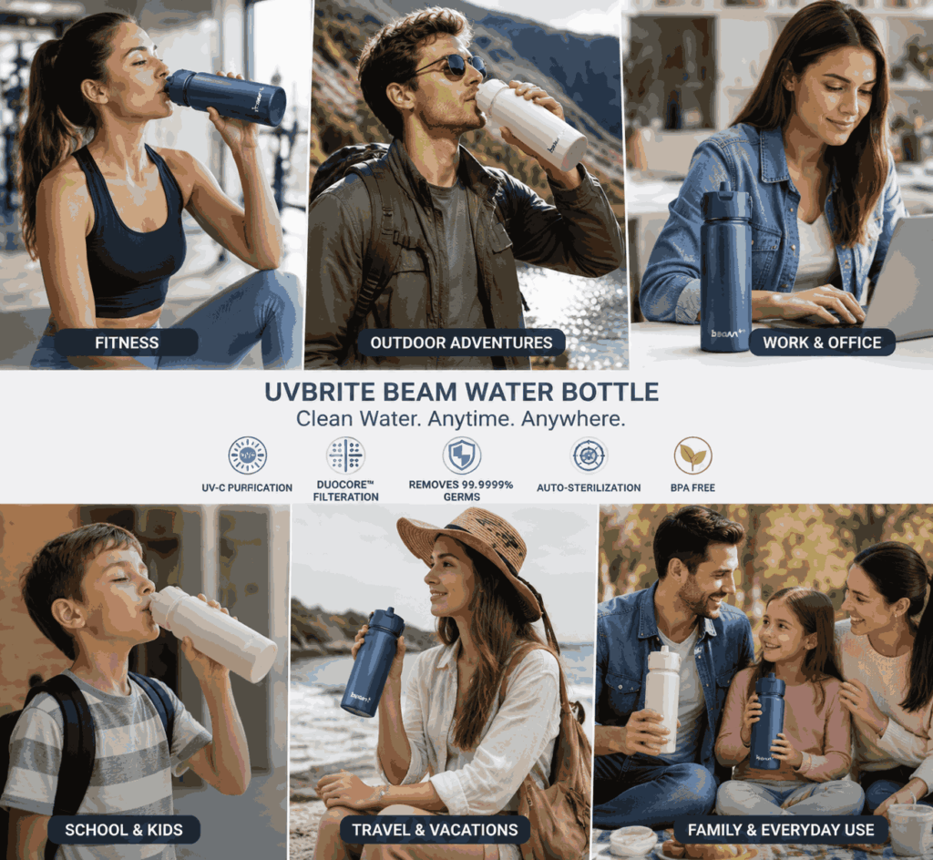 UVBrite Beam Water Bottle Cust Reviews