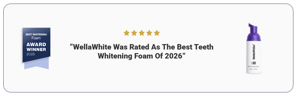 WellaWhite Teeth Whitening Foam Certificate